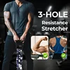 1PC 3-Way Natural Latex Resistance Band Arm Strength Tension Device Adjustable Chest Expander Training Fitness Tension Pull Rope