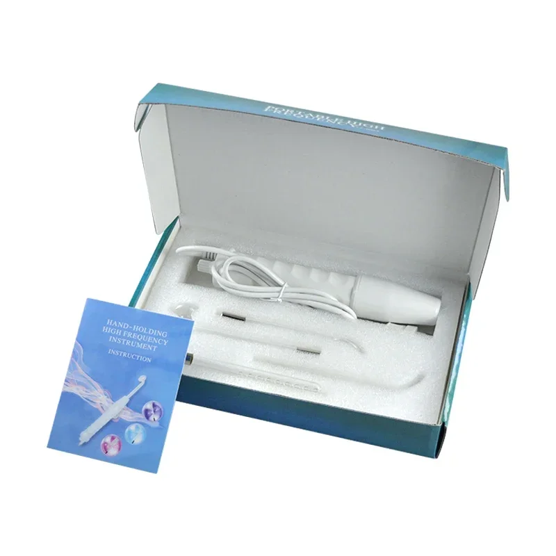 Facial Acne Wand Electrotherapy Skin Care Tool 4 in 1 High Frequency Electrode Wand Acne Spot Remover Anti Wrinkle Skin Care Spa Beauty Device