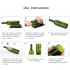Upgrade DIY Glass Bottle Cutter Square and Round Beer Wine Glass Sculptures Cutter Tools for Glass Cutting Machine 4