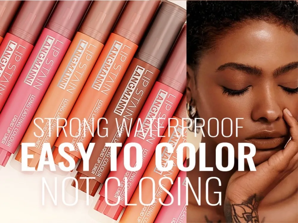 Matte Liquid Lip Liner Pencil Long Lasting Natural Lip Contour Pen_voghion.com