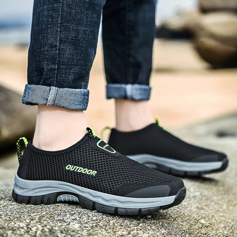 Men Casual Shoes Summer Outdoor Water Sneakers Trainers Non-slip Climbing Hiking Breathable