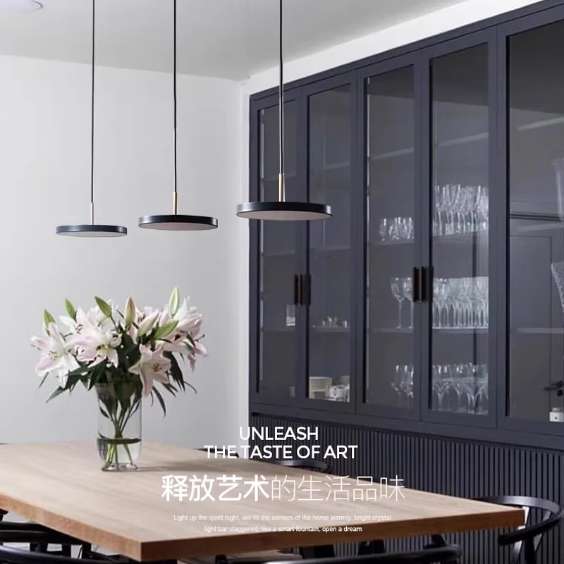 북유럽 모던 LED 펜던트 샹들리에, 조절 가능한 모던 LED 샹들리에 및 펜던트 조명, 사무실, 카페, 식당, 레스토랑용