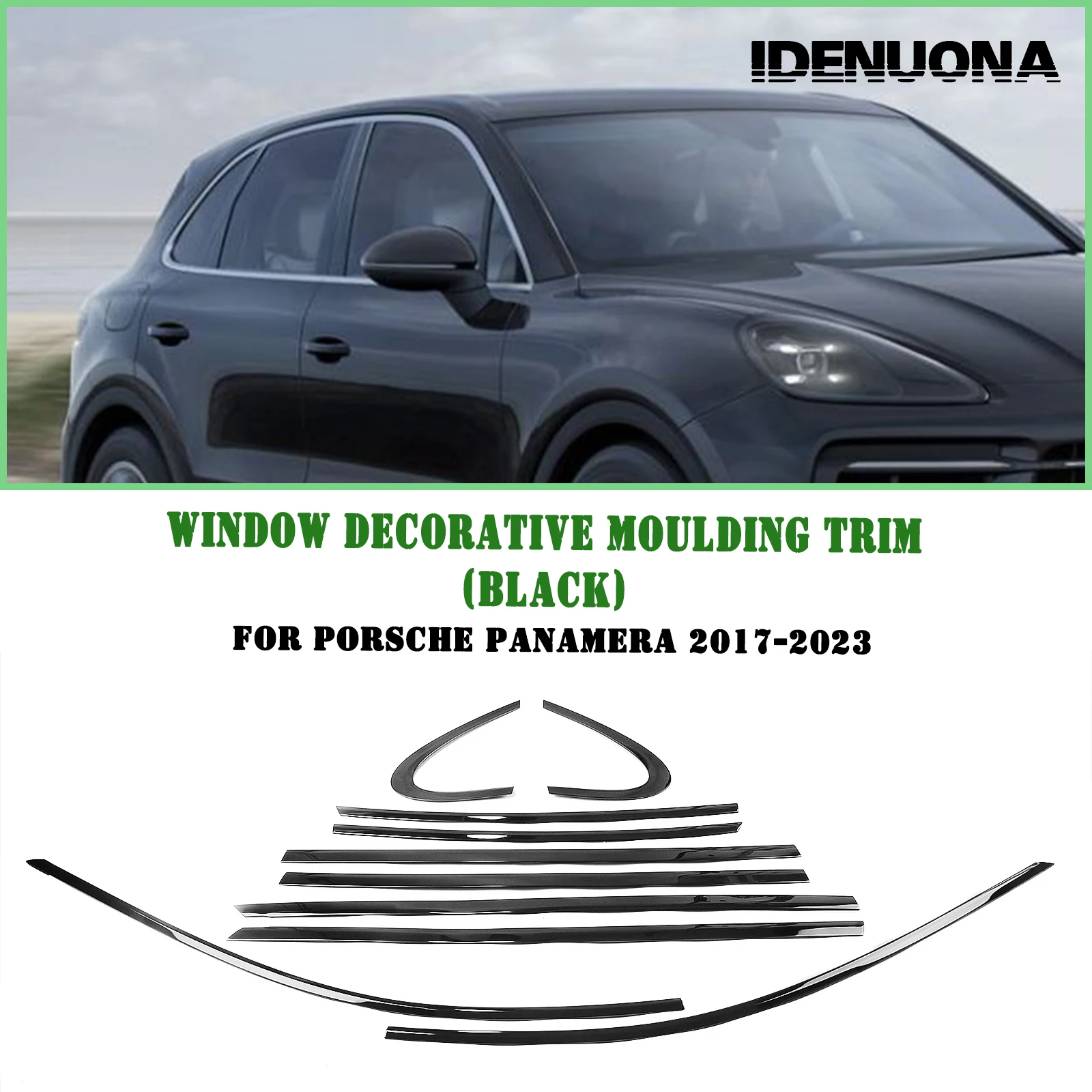 

Уплотнительная лента на окно автомобиля, уплотнительная крышка, отделка для Porsche Panamera 2017-2023