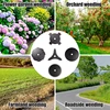 1pc 3 Teeth Brush Cutter Blade Grass Trimmer Blade Brush Cutter Cutting Disc Garden Tools 4