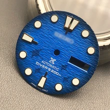 

28.5mm seiko watch dial nh36 dial fit for 7S26 NH36 4R36 Movement SKX007 SRPD 6105 Tuna Watch dial Men's Watches replace Gift