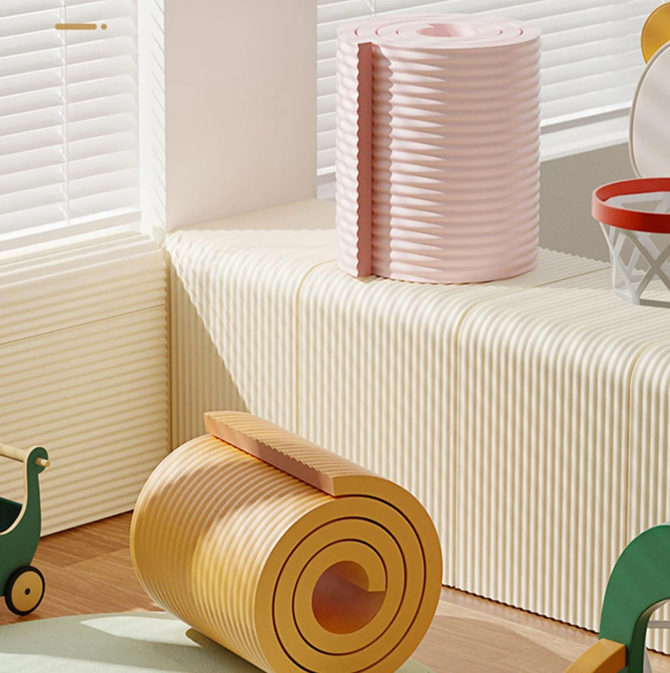 Description Picture 2 of item2M Beam Anti-collision Head Soft Wrapped Edge Stair Anti-collision Strip Sponge Wall Sticker Wrapped Edge Pipeline Insulation