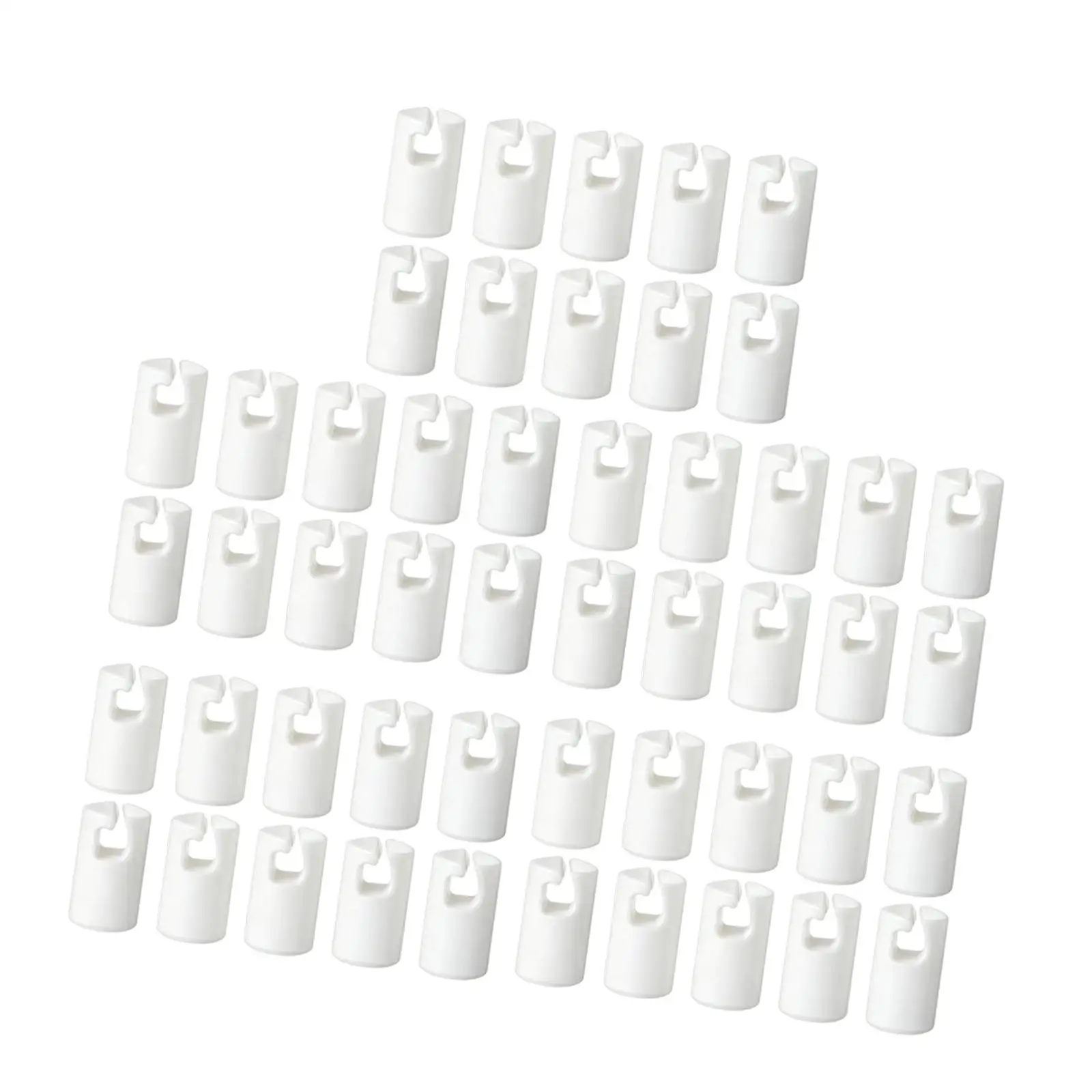 50Pcs 트램폴린 인클로저 폴 커버 트램폴린 네트 폴 탑 홀더(25mm 폴용) 가족용 방수 엔드 프로텍터