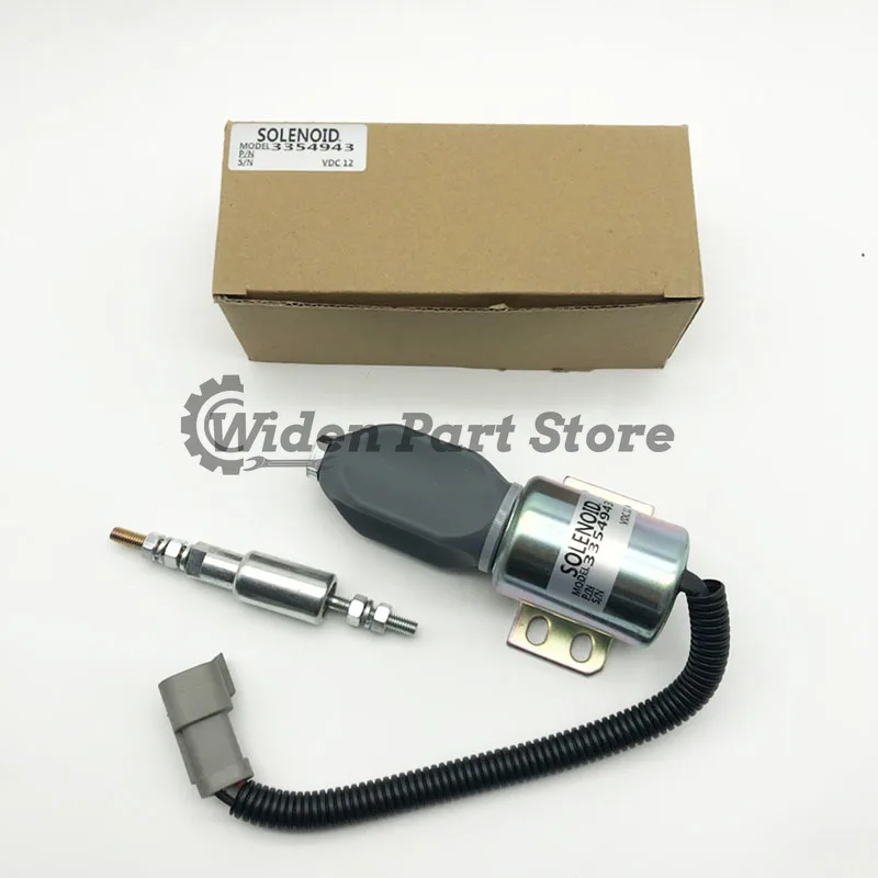 3354943 961000780024 TRA130805 2SO130764 2TO130764 12V Fuel Shutdown shutoff Solenoid Valve For Cummins truck Engine 6CT