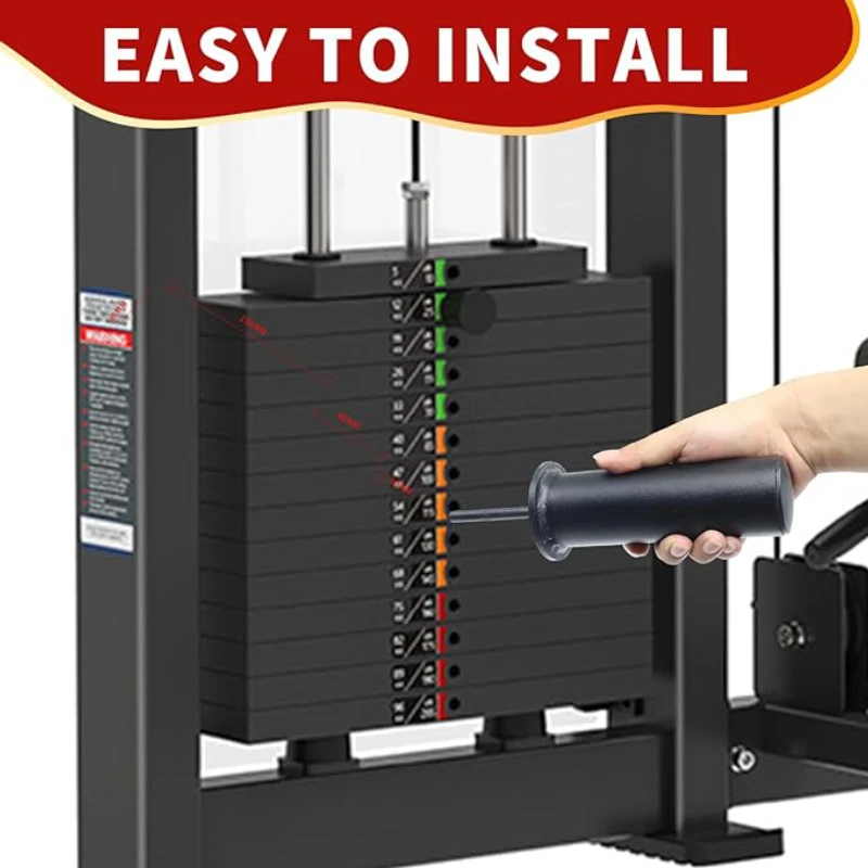 Gym Accessories Weight Stack Pin Long Extender for Cable Strength Exercise Machine Home Training