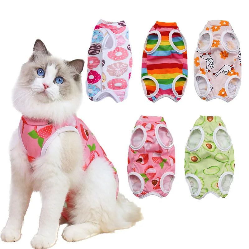 Cat & Dog Surgery Recovery Suit Anti-Lick Vest 1