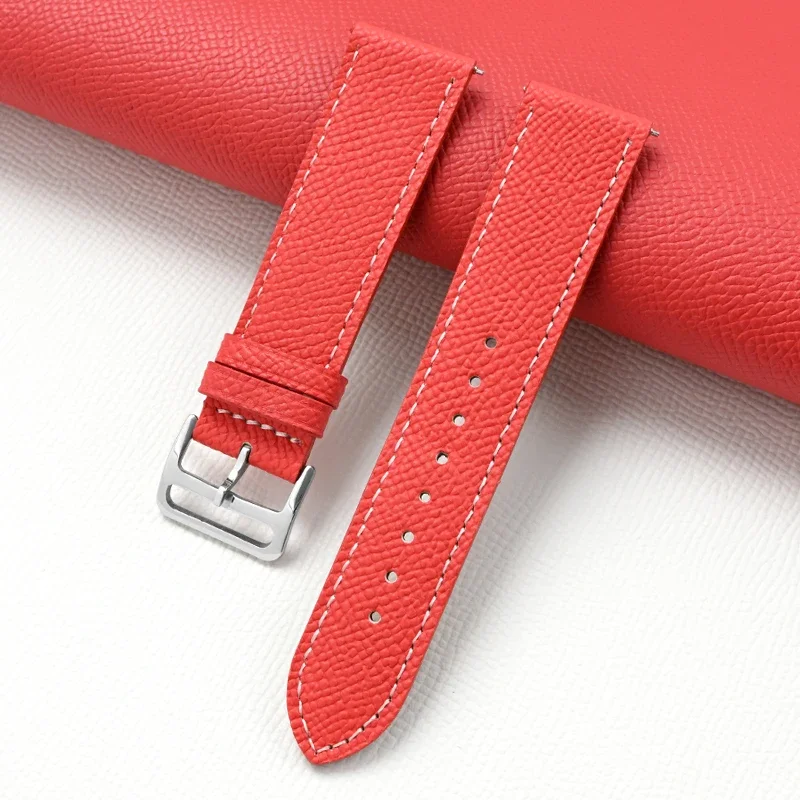 جلد طبيعي حزام برتقالي أخضر عالمي الرجال النساء ري...