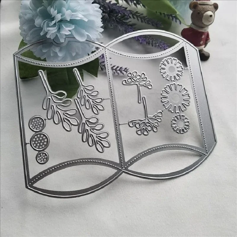 Fustelle In Metallo Stencil Fiori Albero Di Natale Metallo Fustelle Stencil Fai Da Te Scrapbooking Album Foto Decor Natalizie Stencil Per Decorazioni