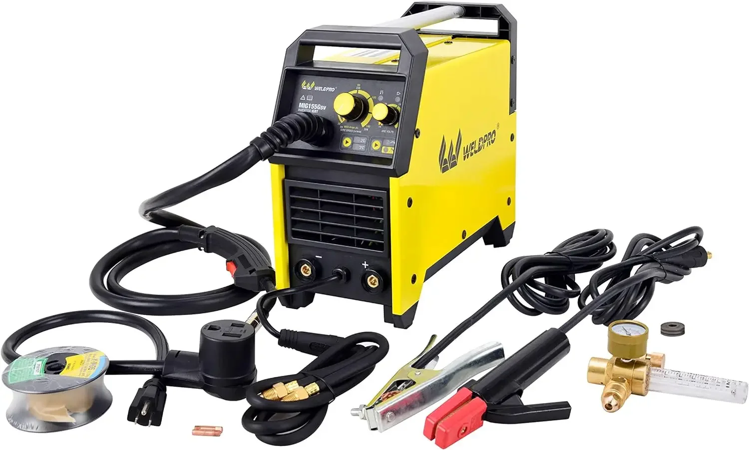 

New MIG155GSV 155 AMP INVERTER MIG/STICK ARC WELDER WITH DUAL VOLTAGE 220V/110V welding machine | USA | NEW