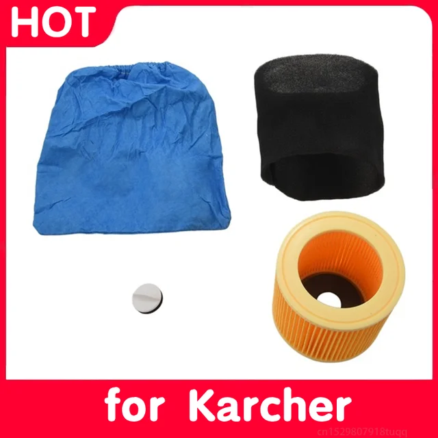 10 bolsas para aspiradora Kärcher WD2 bolsas de filtro 6.904-332.0 /  69043320