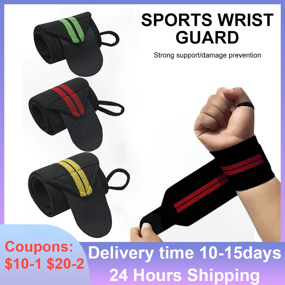 Sports-Wrist-Guard-Weightlifting-Bandage-Wristband-Support-Outdoor ...