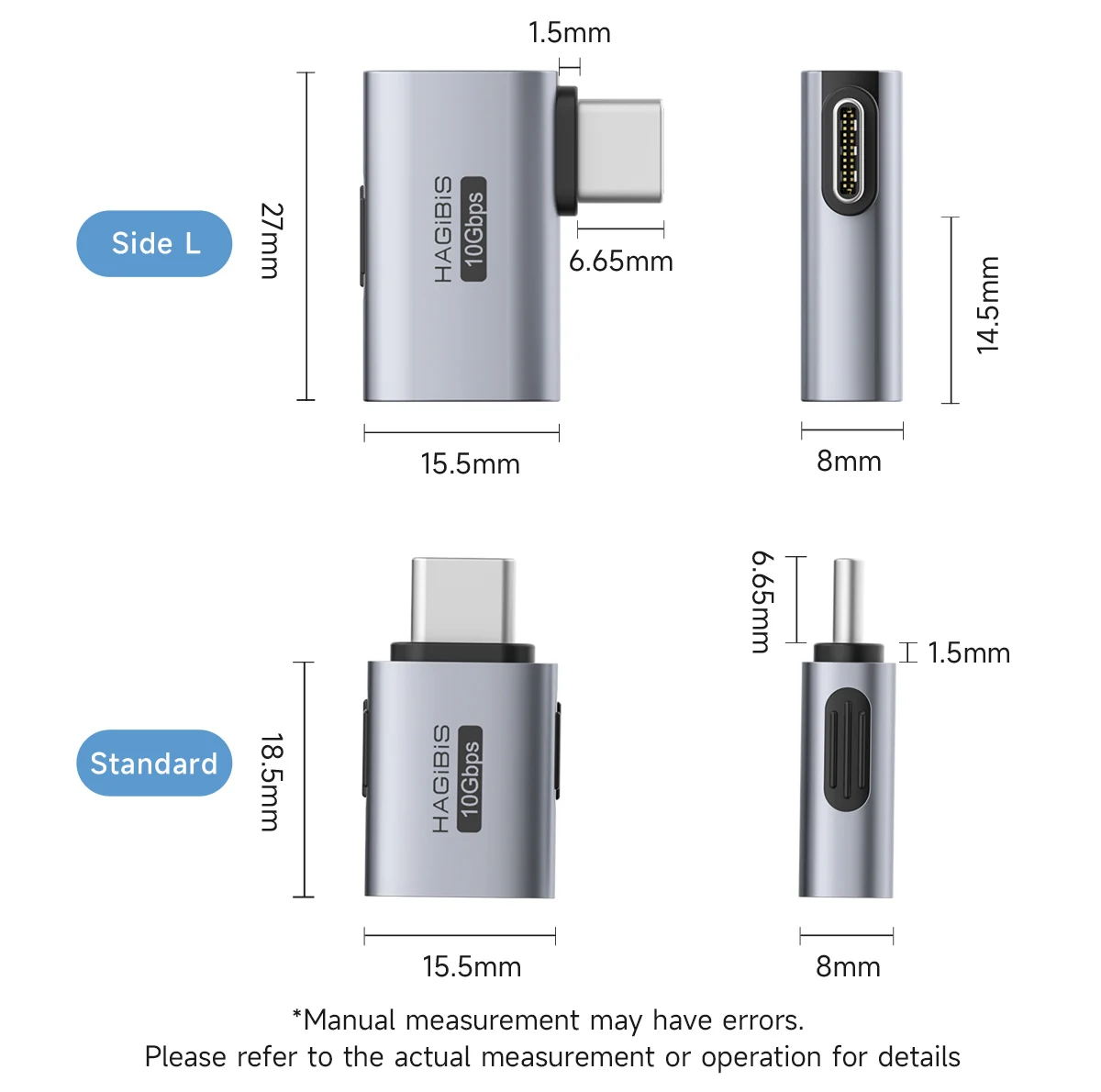 Hagibis USB-C to USB 3.0 Adapter OTG 10Gbps