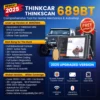 THINKCAR THINKSCAN 689BT Professional Car Diagnostic Tool CANFD DOIP Bi-directional ECU Coding 34 Reset Full System Obd2 Scanner 2
