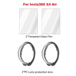 Premium Tempered Glass Screen and Lens Protector Kit (X4 air  SET)