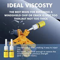 Windshield Repair Kit with Pressure Syringes Quick Fix Car Cracked Glass Windscreen Resin Sealer Auto Window Screen Polishing 2