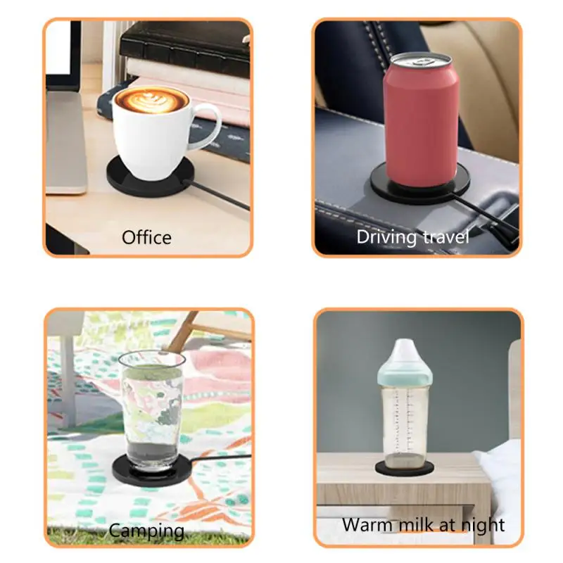 Mug Warmer for Coffee and Tea, Portable Cup Warmer for Travel