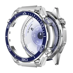 Huawei Watch Ultimate Protective PC Bumper Cover - No Screen Protector for Watch GT 5 46mm (Silver blue)