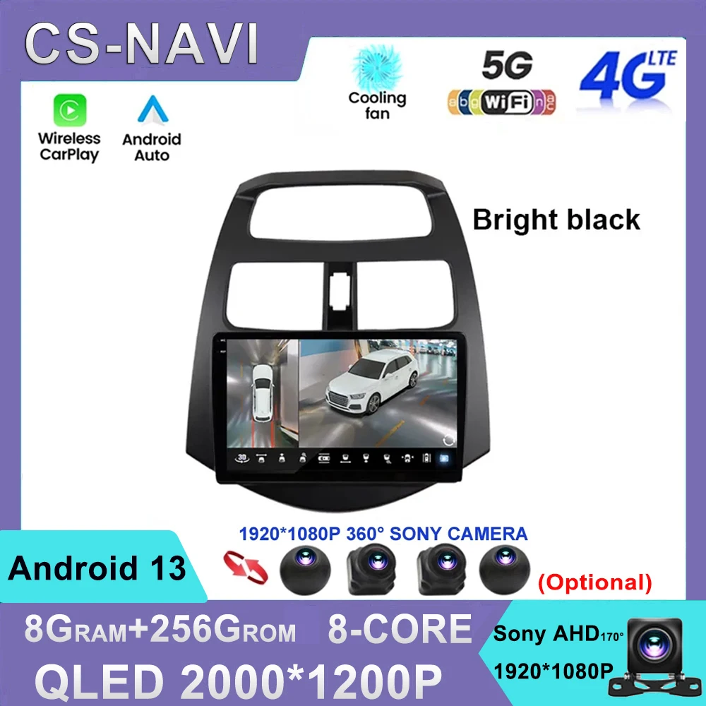 

Android 13 Carplay Car Radio For Chevrolet Spark Beat Matiz Creative 2010 - 2014 Navi GPS Multimedia Player Stereo WIFI 4G DSP