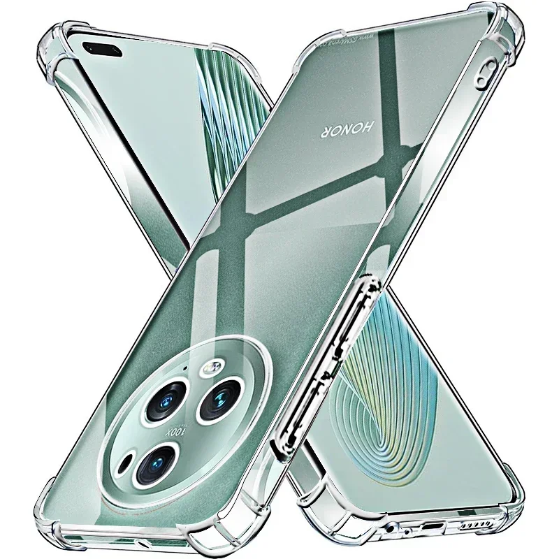 

For Honor Magic5 Pro Case Silicone Soft Clear Phone Case For Honor Magic 5 Cover Funda For Magic5 Pro 5 4 Lite Transparent Coque