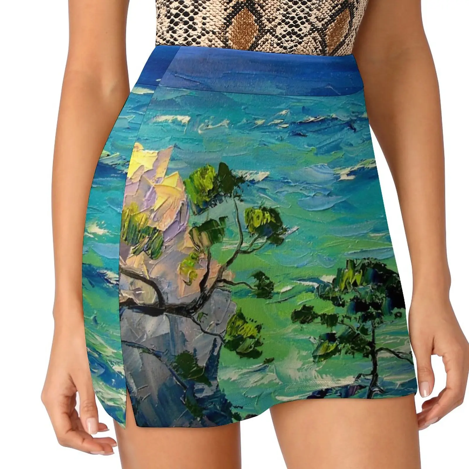 

Юбка-брюки женская с защитой от внешней освещенности, летняя юбка, женское летнее платье 2024, женская одежда, женские юбки