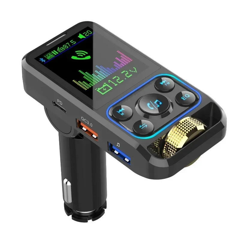 ÷ ÷  5.3 FM ۽ű  ڵ 12V- 24V FM  Mp3 ÷̾ ڵ ŰƮ,  QC3.0 