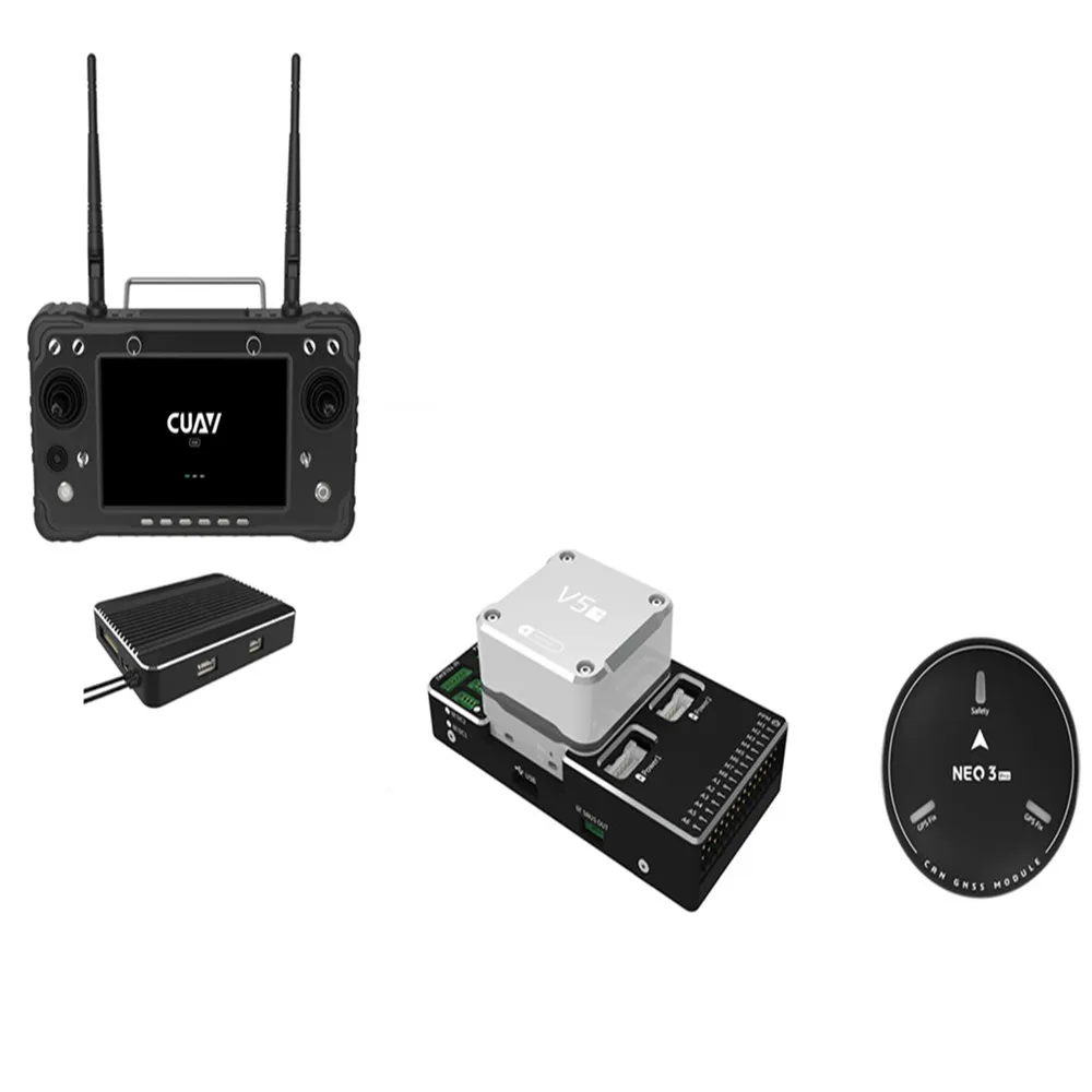 CUAV H16 원격 제어 거리 및 픽스호크 드론, Fpv V5 + 비행 컨트롤러, NEO 3 Pro GPS 콤보, 10km