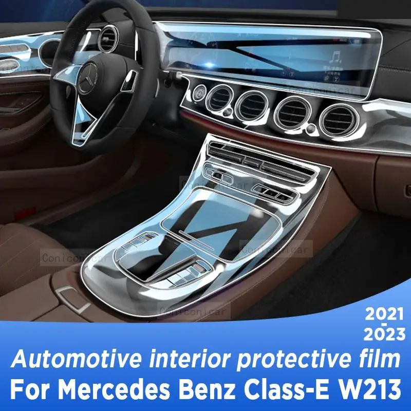 

For Merceds Benz E CLASS W213 2021-2023 Gearbox Panel Navigation Automotive Interior Screen Protective Film TPU Anti-Scratch