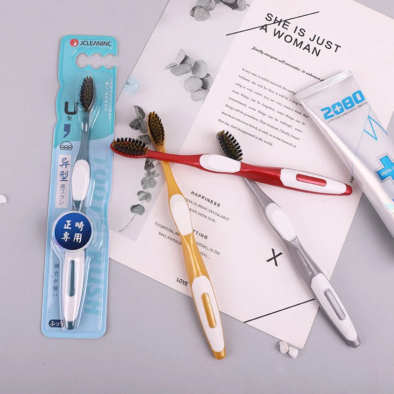 

1Pc U-shaped Orthodontic Soft Bristle Toothbrush Orthodontic Braces Cleaning Toothbrush For Oral Health Hygiene Care