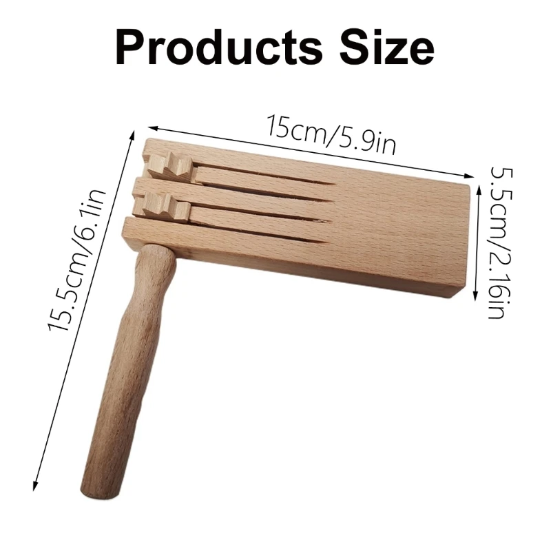 Ratchet Noise Maker Matraca Toy Birthday Present Musical Toy Children