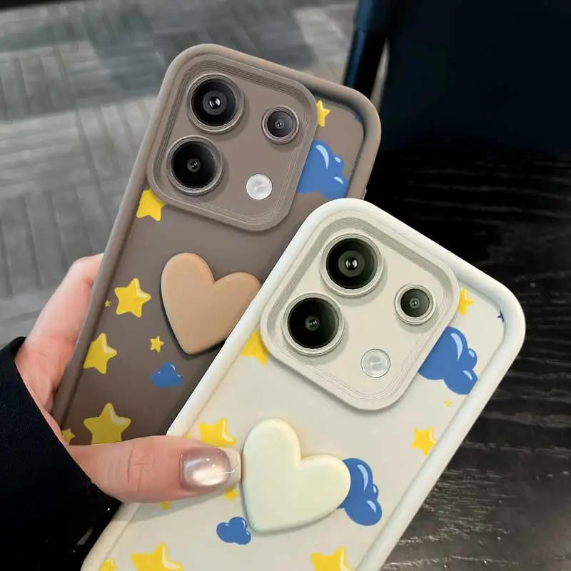 3-Piece Yellow Star Phone Case Set with Lanyard and Craft Embellishments