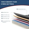 10" CertiPUR-US Certified Memory Foam Pocket Spring Mattress,Hybrid Innerspring Mattress,Full Mattress in a Box 2