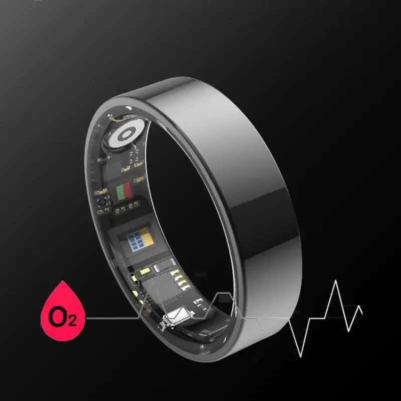Smart Ring For Sleep & Health Tracking - Monitors SpO₂, HRV, Heart Rate, 7-Day Battery, 5ATM Waterproof