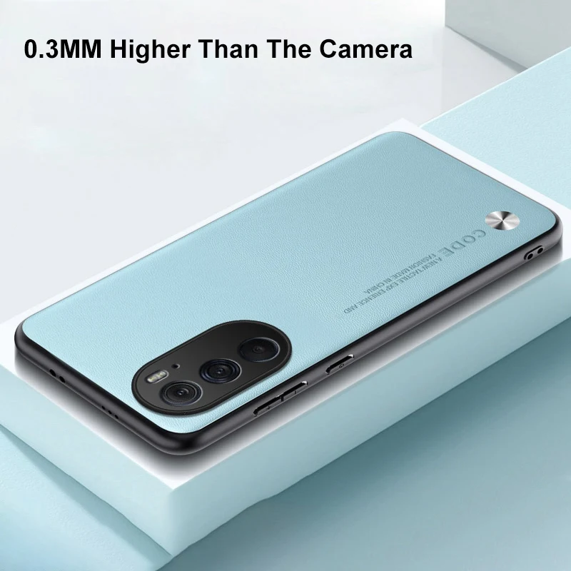 Premium Matte PU Leather Phone Case - Full Protection Silicone Cover