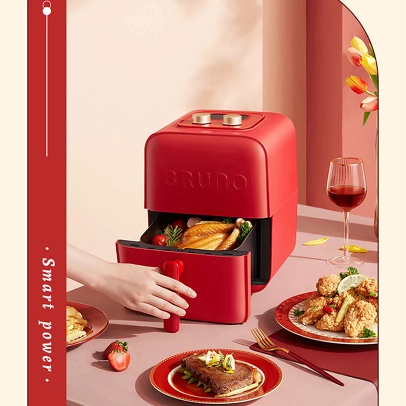 Japan's BRUNO small Rubik's cube air fryer new home multi-function fully  automatic air fryer large capacity - AliExpress