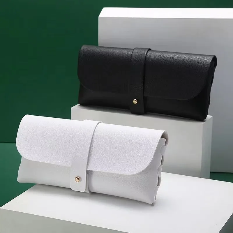 Soft PU Leather Glasses Case Protective Bag Cover for Women Men Portable Sunglasses Case Box Reading Eyeglasses Box Accessories