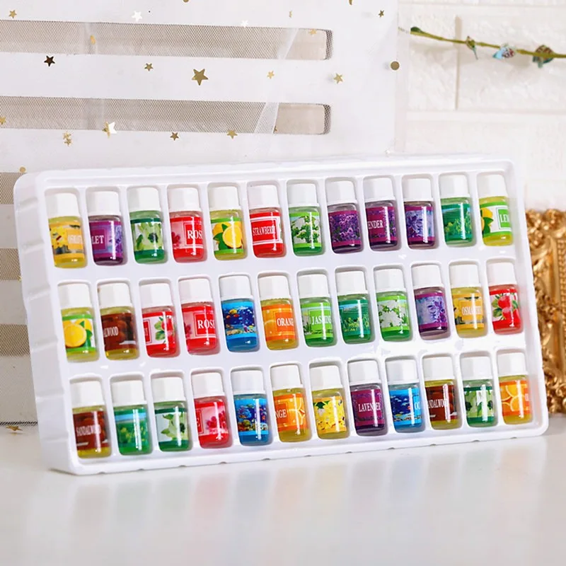 Essential Oils Aromatherapy Set - Lavender & Rose Blend for Diffusers and Humidifiers
