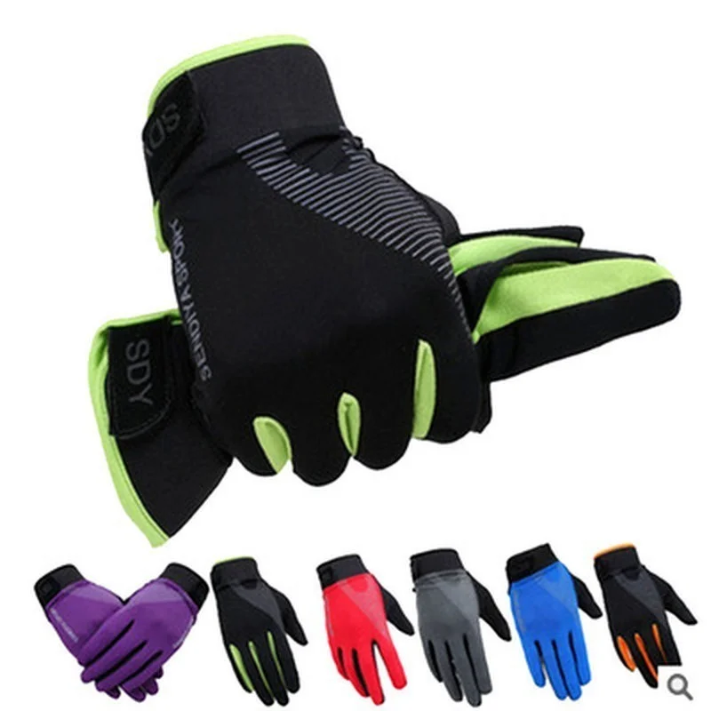 Anti-Slip Cycling Gloves TouchScreen Bike Gloves Outdoor Winter Thermal Warm Cycling Full Finger Bicycle Ski Sport