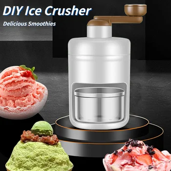 DIY 수동 얼음 분쇄기, 핸드 스무디 기계, 빠른 얼음 면도기, 휴대용 면도기, 주방 가제트 얼음 믹서기