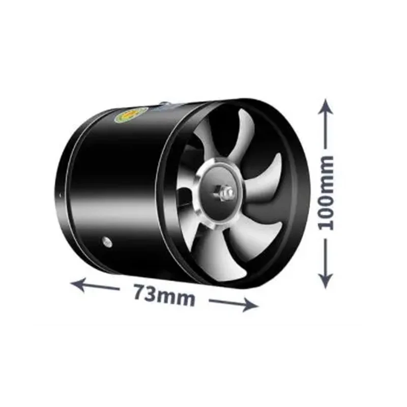 4 ''6'' 8'' مروحة عادم الأنابيب مروحة تهوية الهواء...