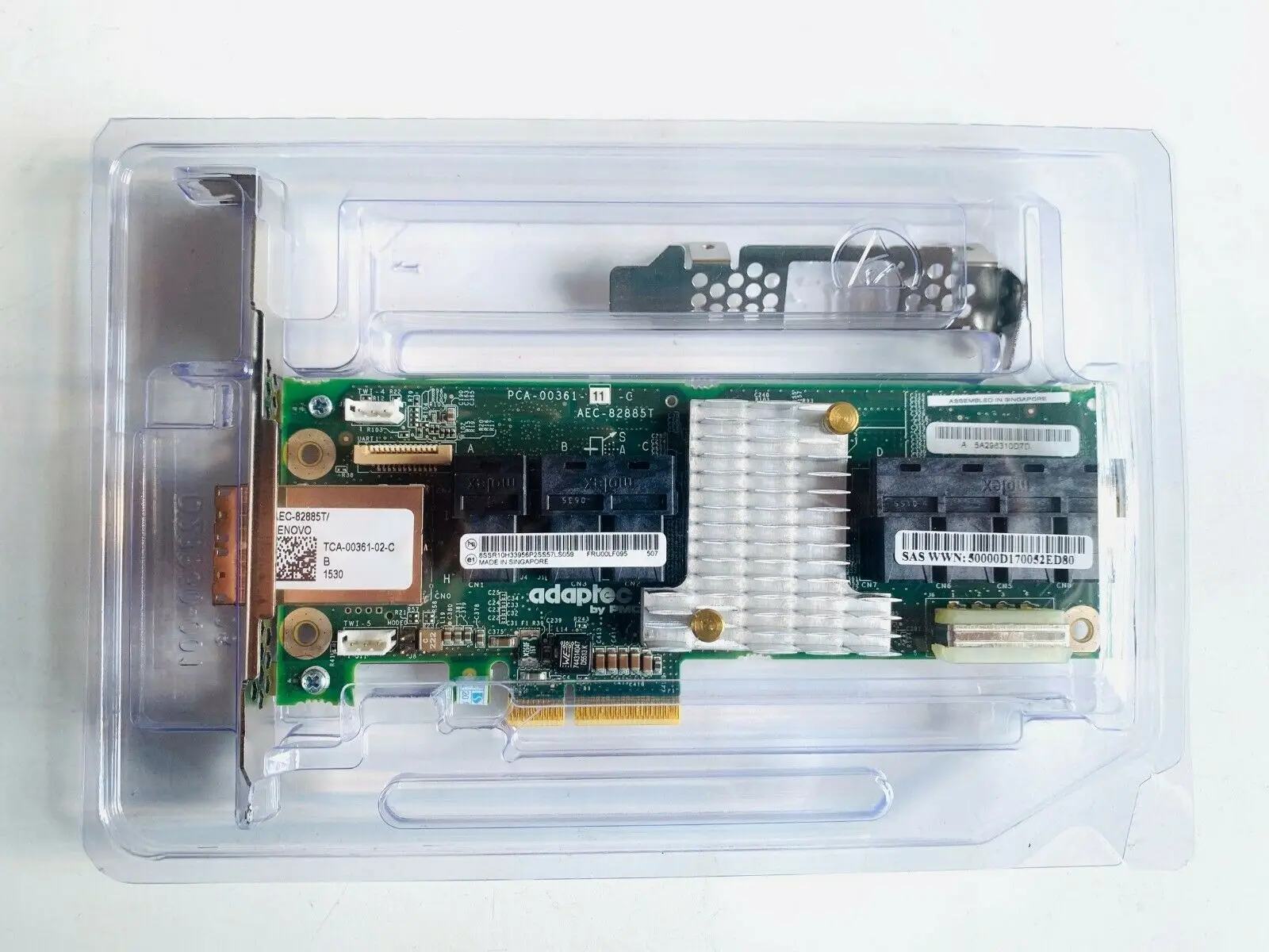 Adaptec 확장기 카드, 82885T + 7*8643 케이블, 2283400-R AEC-82885T, 36 포트, 12 Gb/s