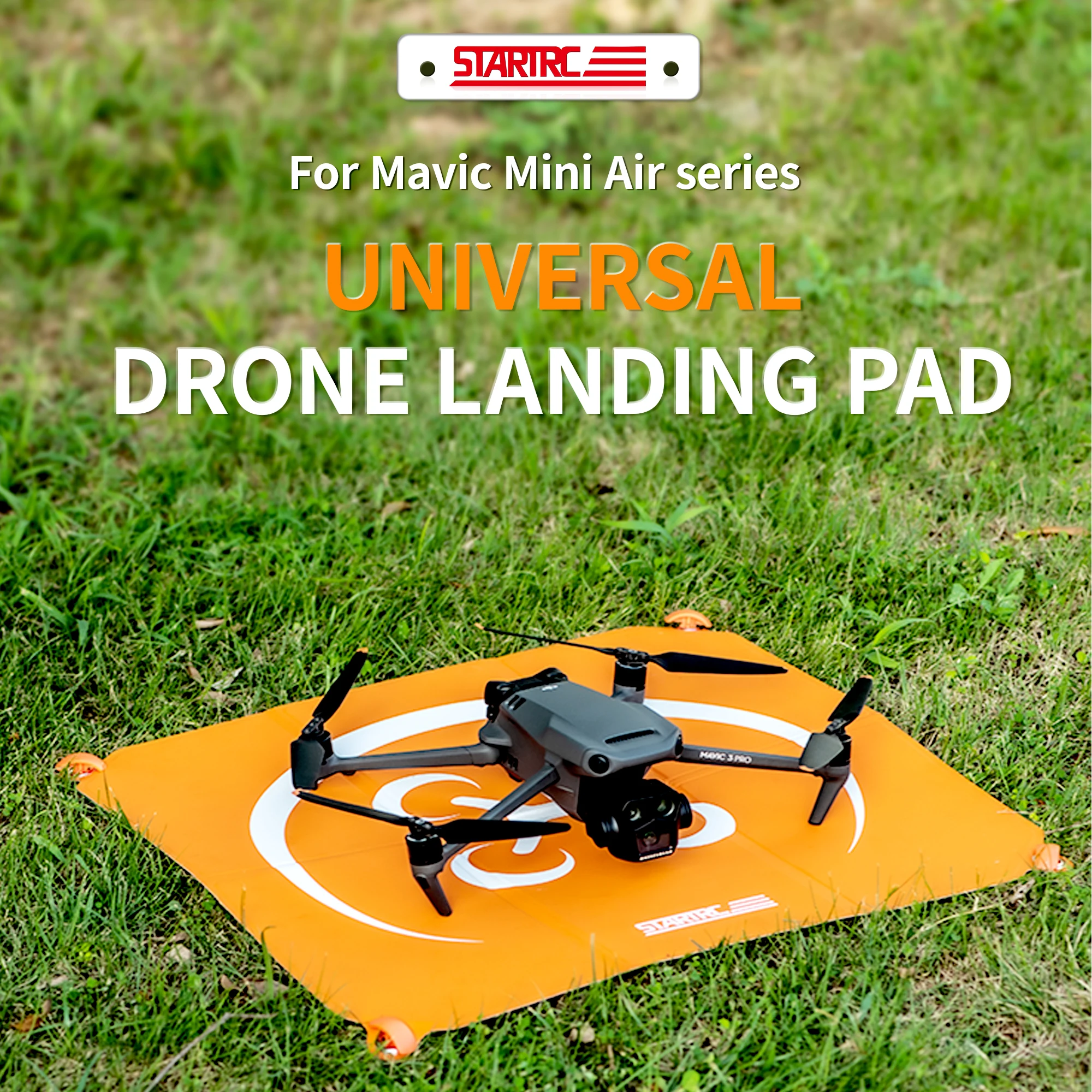 

Drone Landing Pad Foldable 55cm 22in PU Fast Fold Helipad for DJI Air 3/Mavic 3 Pro/Mini 3/FPV Avata/Air 2S/Mini 2/RC Quadcopter