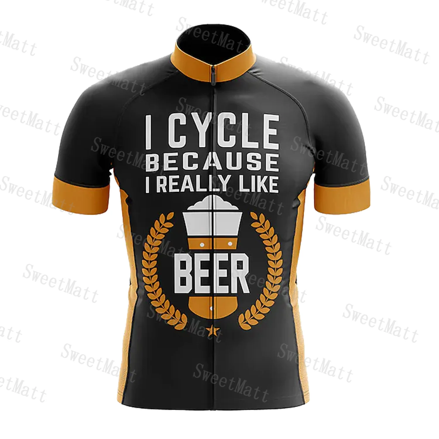 thumbnail image 1 of Colección clásica de cerveza retro, camiseta de ciclismo de secado rápido, para motociclismo, carreras, cross country, equipo, bicicleta, deportes esenciales, manga corta, 1 of 5