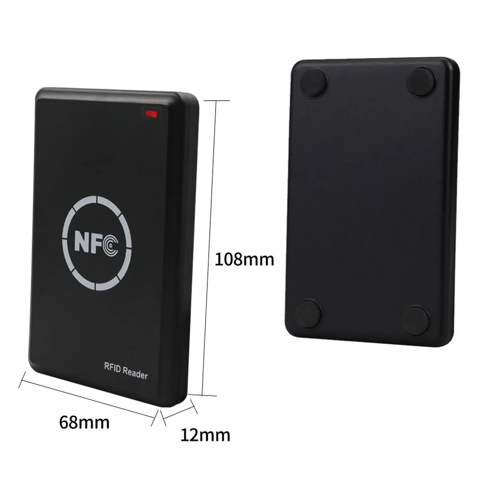 NFC RFID Card Copier Reader Writer NFC Smart Card Reader Writer RFID Copier (5 T5577 Cards 5 T5577 Buckles