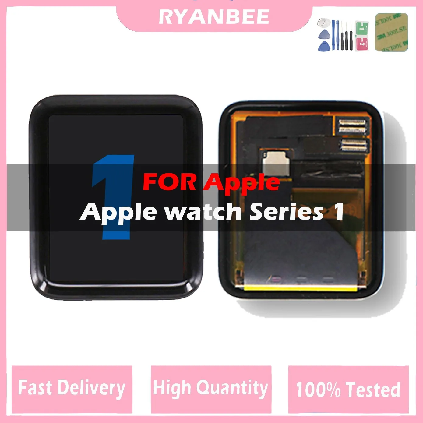Lcd Per Apple Watch Series 1 Display Lcd Touch Screen Digitizer 38Mm/42Mm Pantalla Sostituzione Per Apple Watch Lcd Con Strumenti