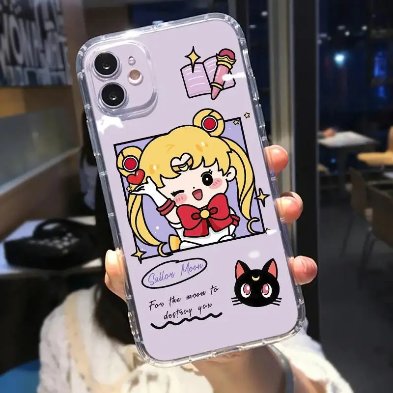 Sailor Moon Japan Anime Phone Case For Case For Iphone 13 X Xr Xs 8 Plus Se 6 6s 11 12 13 Max Pro Mini 7 7p 2eqm Painted Mobile Phone Cases Covers Aliexpress