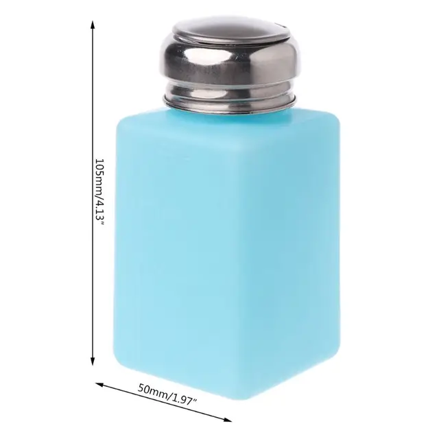Hordozható Üres Üveg 200 Ml Nyomja Le Az Alkohol Adagoló Szivattyú Palack Metanol Tartály Magassága 105 Mm/4,13 Hüvelyk Szélesség 2 - Image 5